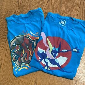 Lot of 2 Pokémon T-shirts
